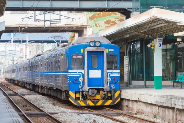 Changhua Taiwan Taiwan Railway Emu500 Serien Changhua Järnvägsstation Changhua Taiwan — Stockfoto