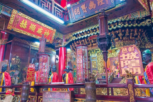 Changhua Taiwán Templo Changyi Chenghuang Ciudad Changhua Taiwán Templo Fue — Foto de Stock