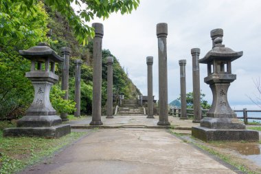 Yeni Taipei Şehri, Tayvan - Jinguashi Shinto Tapınağı Yıkıntıları Jinguashi, Ruifang, New Taipei Şehri, Tayvan.