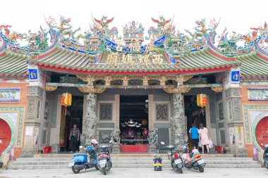 Yunlin, Tayvan Xiluo Guangfu Tapınağı, Yunlin, Tayvan. Tapınak aslında 1644 'te inşa edilmiş..