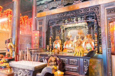 Yunlin, Tayvan Xiluo Guangfu Tapınağı, Yunlin, Tayvan. Tapınak aslında 1644 'te inşa edilmiş..