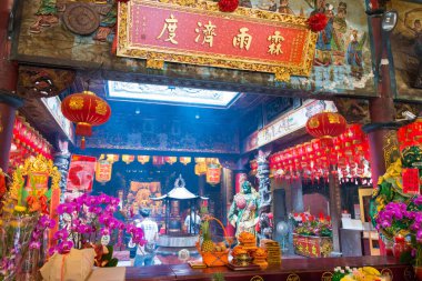 Yunlin, Tayvan - Xiluo, Tayvan 'daki Xiluo Fuxing Temple. Tapınak 1717 'de inşa edildi..