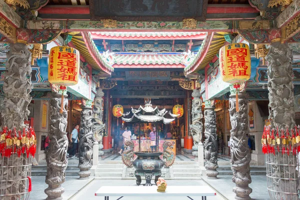 Yunlin Taiwán Templo Xiluo Guangfu Xiluo Yunlin Taiwán Templo Fue — Foto de Stock