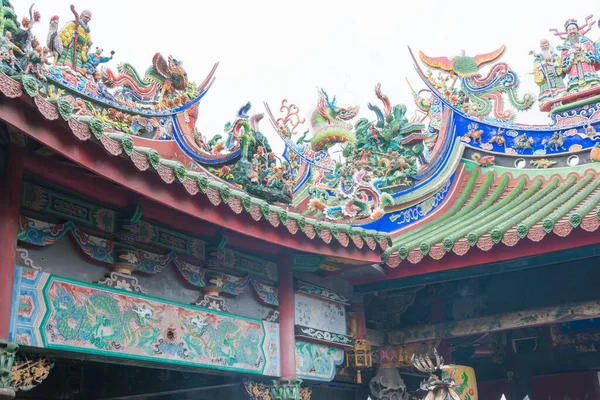 Yunlin Taiwán Templo Xiluo Guangfu Xiluo Yunlin Taiwán Templo Fue — Foto de Stock