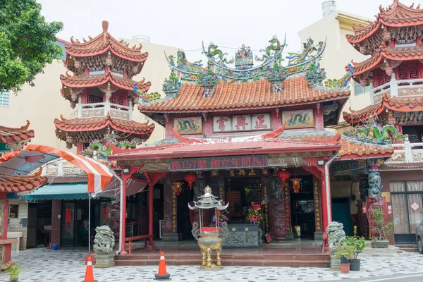 Yunlin Taiwán Templo Zhengxing Xiluo Yunlin Taiwán Templo Fue Construido —  Fotos de Stock