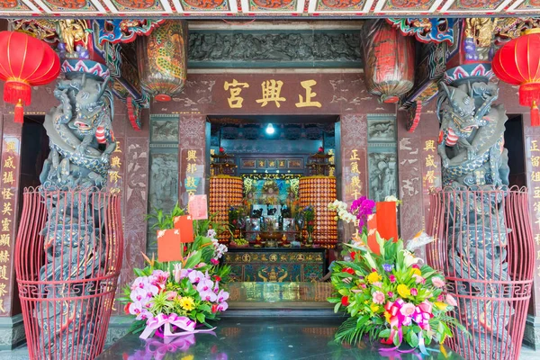 Yunlin Taiwán Templo Zhengxing Xiluo Yunlin Taiwán Templo Fue Construido — Foto de Stock