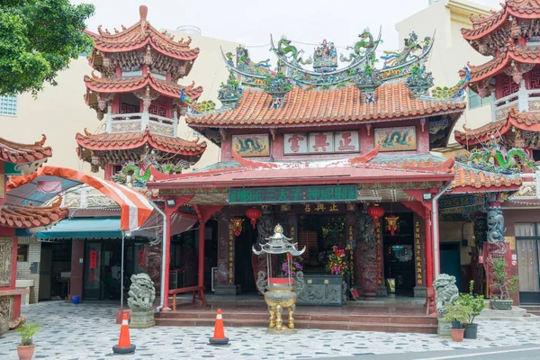 Yunlin Taiwan Zhengxing Temple Xiluo Yunlin Taiwan Templet Blev Oprindeligt - Stock-foto