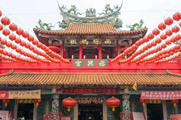 Yunlin Taiwan Xiluo Fuxing Temple Xiluo Yunlin Tchaj Wan Chrám — Stock fotografie