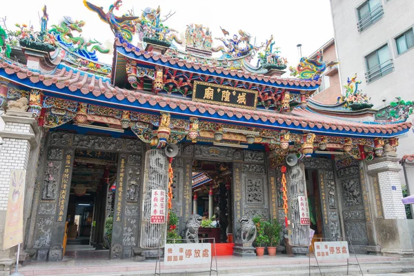 Taichung Taiwan Chenghuang Temple Taichung Taiwan Temple Originally Built 1889 — Stock Photo, Image