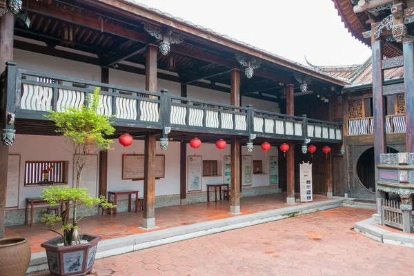 台湾台中无峰林家豪宅花园 该住宅始建于1864年 是国家历史遗迹 — 图库照片