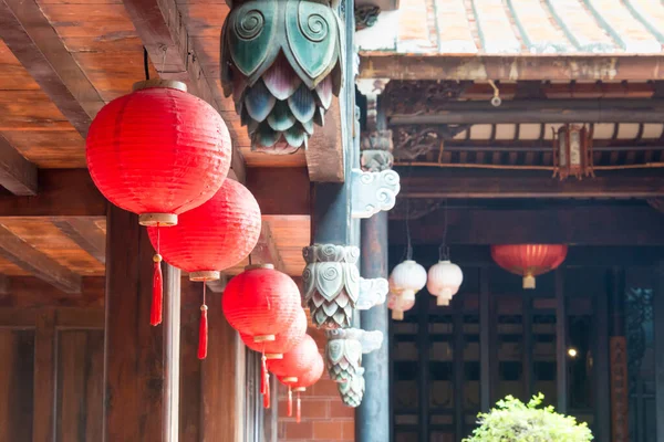 Taiwan Lantern Wufeng Lin Family Mansion Garden Taichung Ταϊβάν Κατοικία — Φωτογραφία Αρχείου