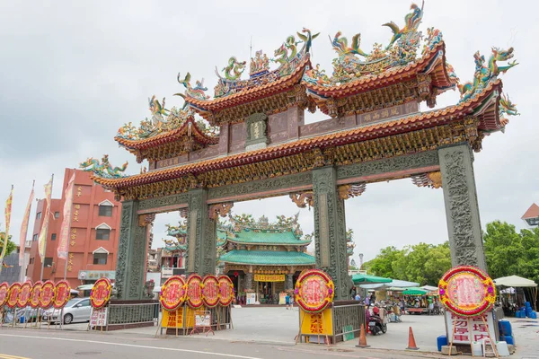 Tainan Tajwan Świątynia Anping Kaitai Matsu Tajwanie Świątynia Została Zbudowana — Zdjęcie stockowe