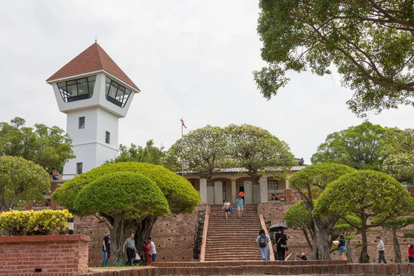 Tainan, Tayvan - Tayvan 'daki Anping Eski Kalesi (Zeelandia Kalesi). Hollanda Doğu Hindistan Şirketi (VOC) tarafından 1624-1634 yılları arasında inşa edilmiş bir kaledir.).