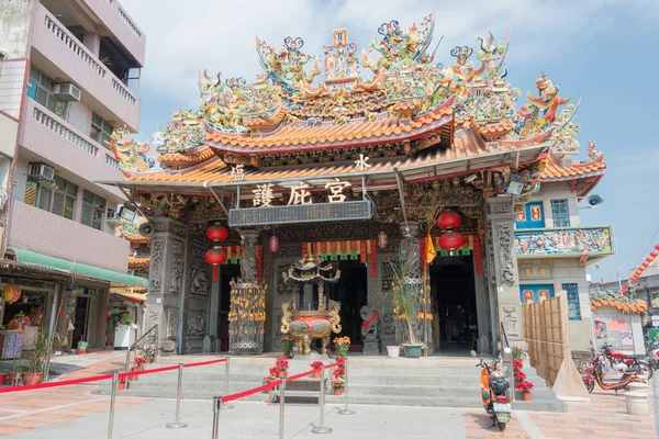 Tainan, Tayvan - Yanshuei Bölgesi 'ndeki Hubi Tapınağı (Yanshui Matsu Tapınağı). Tapınak aslında 1623 'te inşa edilmiş..