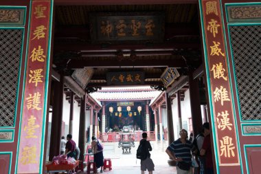 Tainan, Tayvan - Tainan, Tayvan 'da Ji Dian Wu Miao. Tapınak 17. yüzyılda Ming Hanedanlığı 'nın Zheng döneminde inşa edildi..