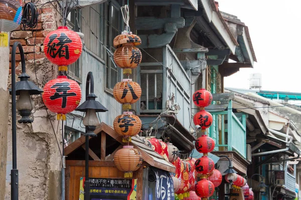 Tainan Tayvan Tainan Tayvan Shennong Caddesi Qing Hanedanlığından Kalma Tarihi — Stok fotoğraf