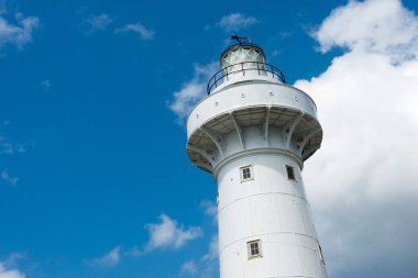Pingtung İlçesi, Tayvan - Eluanbi Deniz Feneri Hengchun Kasabası, Pingtung İlçesi, Tayvan 'da. Aslen 1883 'te inşa edilmiş..