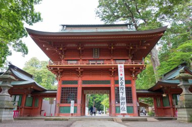 Kashima, Japonya - Kashima Jingu Tapınağı (Kashima Jingu Tapınağı), Japonya, Ibaraki ilinde. Kashima Tapınağı doğu Japonya 'daki en eski tapınaklardan biridir..