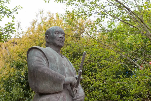 Kashima Japão Estátua Tsukahara Bokuden Kashima Prefeitura Ibaraki Japão Tsukahara — Fotografia de Stock