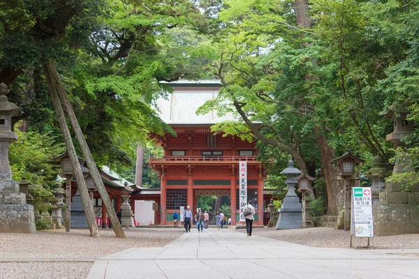 Kashima Japan Benadering Van Kashima Shrine Kashima Jingu Shrine Kashima — Stockfoto