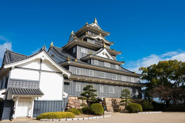 Окаяма Япония Замок Окаяма Окаяме Япония Главная Башня Построена 1597 — стоковое фото