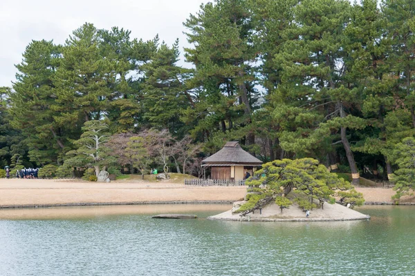 Okayama Japon Jardin Korakuen Okayama Japon Korakuen Été Construit 1700 — Photo