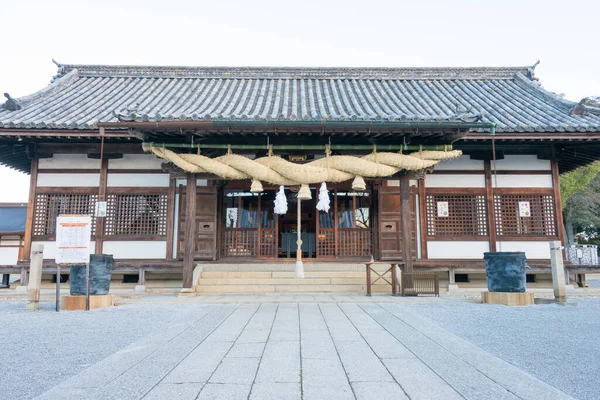 Okayama 日本冈山仓崎市的太极神社 日月有四百多年的历史了 — 图库照片