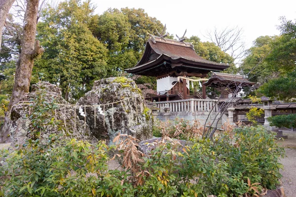 岡山県 岡山県倉敷市の阿智神社 神社には400年以上の歴史があります — ストック写真