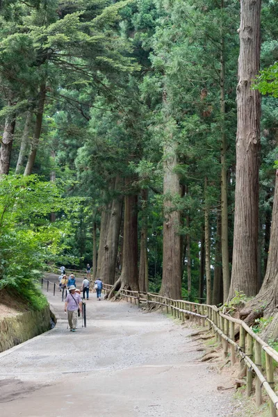 Iwate Japan Zugang Zum Chusonji Tempel Hiraizumi Iwate Japan Ist — Stockfoto