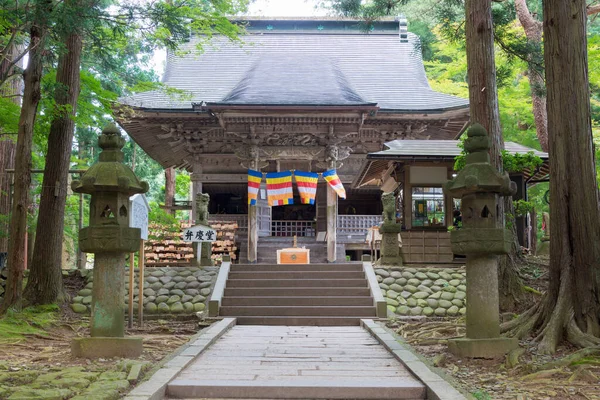 Iwate Japão Benkeido Hall Chusonji Temple Hiraizumi Iwate Japão Templo — Fotografia de Stock