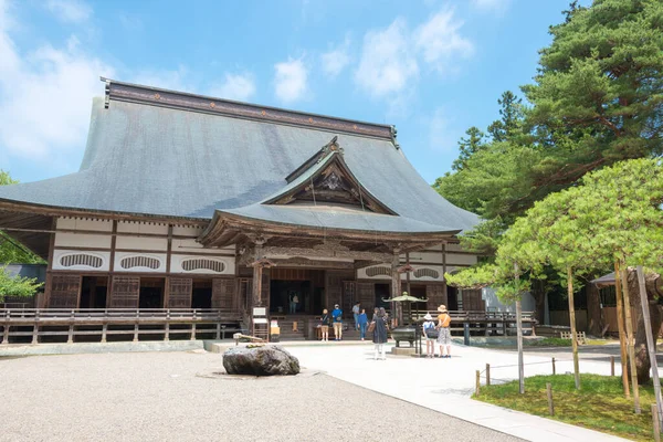 Iwate Japão Templo Chusonji Hiraizumi Iwate Japão Templo Chusonji Faz — Fotografia de Stock