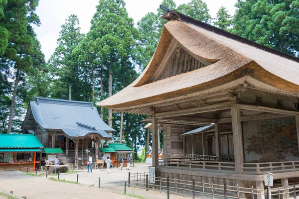 Iwate Japonia Teatr Noh Świątyni Hakusan Jinja Hiraizumi Iwate Japonia — Zdjęcie stockowe