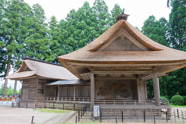 Iwate Japón Teatro Noh Santuario Hakusan Jinja Hiraizumi Iwate Japón — Foto de Stock