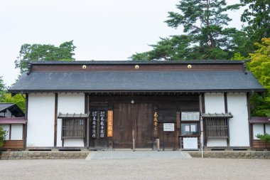 Iwate, Japonya - Japonya Hiraizumi, Iwate 'deki Motsuji Tapınağı. UNESCO Dünya Mirası Bölgesi - Hiraizumi Tarihi Eserleri ve Siteleri.