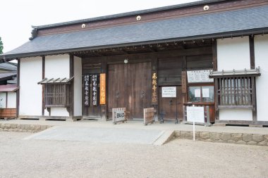 Iwate, Japonya - Japonya Hiraizumi, Iwate 'deki Motsuji Tapınağı. UNESCO Dünya Mirası Bölgesi - Hiraizumi Tarihi Eserleri ve Siteleri.