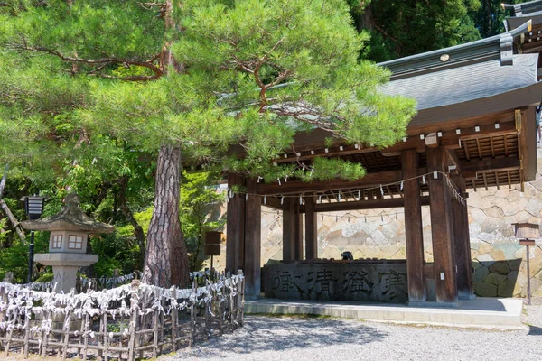 Gifu Japan Sakurayama Hachimangu Shrine 日本吉福市高山市的名胜古迹 — 图库照片