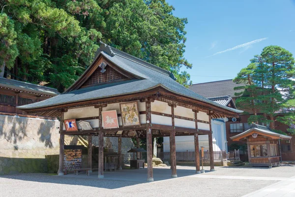 Gifu Japán Sakurayama Hachimangu Szentély Egy Híres Történelmi Hely Takayama — Stock Fotó