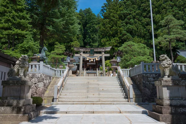 Gifu Japan Sakurayama Hachimangu Heiligdom Een Beroemde Historische Site Takayama — Stockfoto