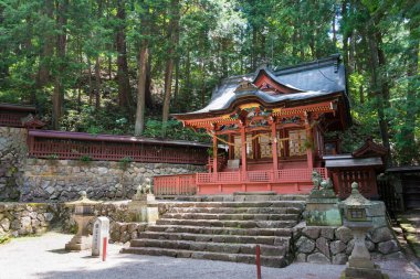 Gifu, Japonya - Hie Shrine. Takayama, Gifu, Japonya 'da ünlü bir tarihi mekan..