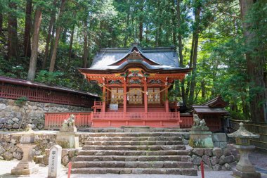 Gifu, Japonya - Hie Shrine. Takayama, Gifu, Japonya 'da ünlü bir tarihi mekan..
