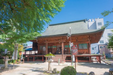 Gifu, Japonya - Hida Kokubun-ji Tapınağı. Takayama, Gifu, Japonya 'da ünlü bir tarihi mekan..