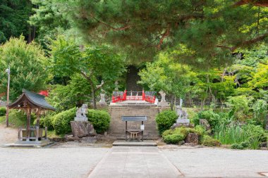 Gifu, Japonya Hida Tosho-gu Tapınağı. Takayama, Gifu, Japonya 'da ünlü bir tarihi mekan..