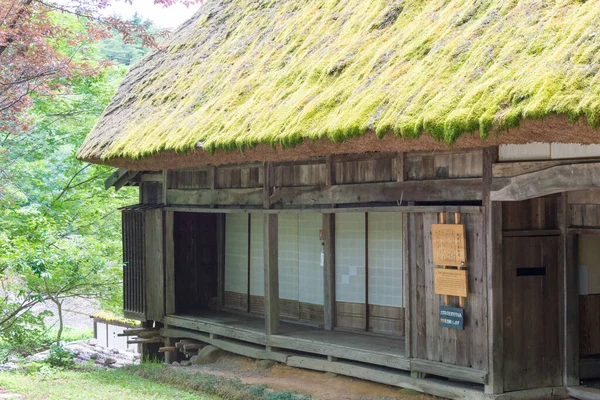 Gifu Japan Hida Folk Village 日本Gifu市Takayama的一个著名露天博物馆和历史遗迹 — 图库照片