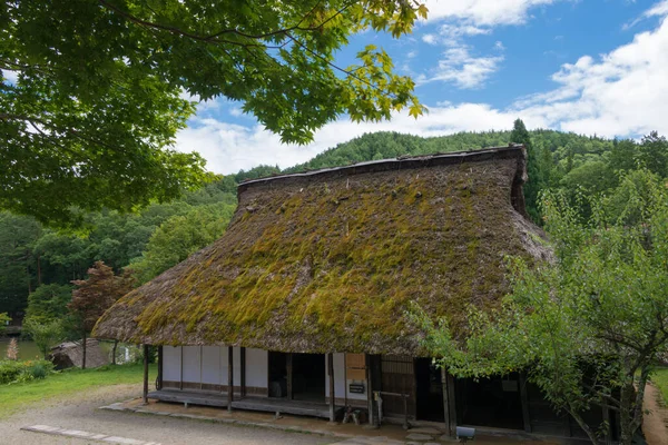 Gifu Japan Hida Folk Village 日本Gifu市Takayama的一个著名露天博物馆和历史遗迹 — 图库照片