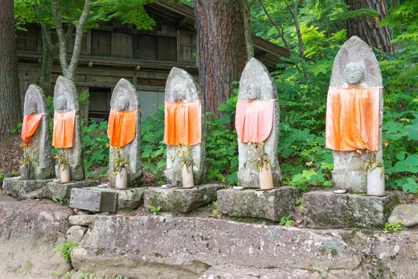 Gifu Japonya Hida Halk Köyü Nde Jizo Heykelleri Takayama Gifu — Stok fotoğraf