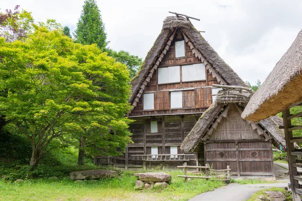 Gifu Japan Hida Folk Village 日本Gifu市Takayama的一个著名露天博物馆和历史遗迹 — 图库照片