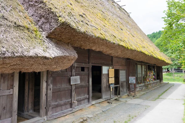 Gifu Japan Hida Folk Village 日本Gifu市Takayama的一个著名露天博物馆和历史遗迹 — 图库照片