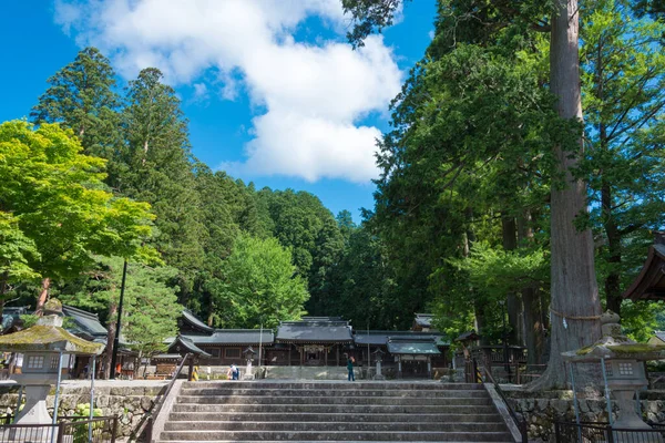 Gifu Japão Ago 2017 Santuário Hida Ichinomiya Minashi Local Histórico — Fotografia de Stock