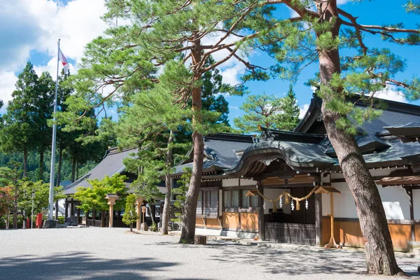Gifu Japonya Hida Ichinomiya Minashi Tapınağı Takayama Gifu Japonya Ünlü — Stok fotoğraf