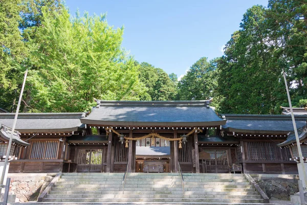 Gifu Japão Santuário Hida Ichinomiya Minashi Local Histórico Famoso Takayama — Fotografia de Stock